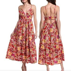 Dress Forum L.A.-Berry Much So Cut Out Romantic Garden Girl midi dress.Size M